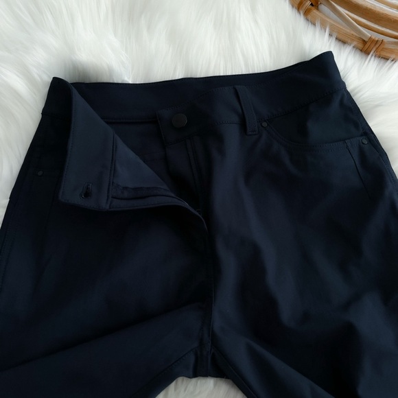Lululemon City Sleek 5 Pocket High Rise  Pant 30" True Navy Dark Blue - Picture 8 of 16